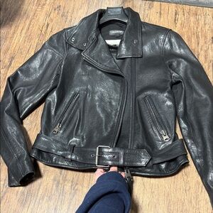 Mackage Black Leather Jacket